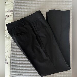 Ann Taylor Signature Blue Patterned Straight Leg Pants